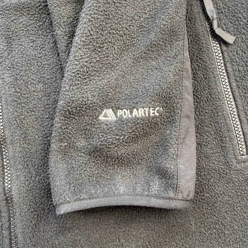 The North Face Denali Fleece Jacket Sz XL Black Polartec Retro‎ TNF Nylon top